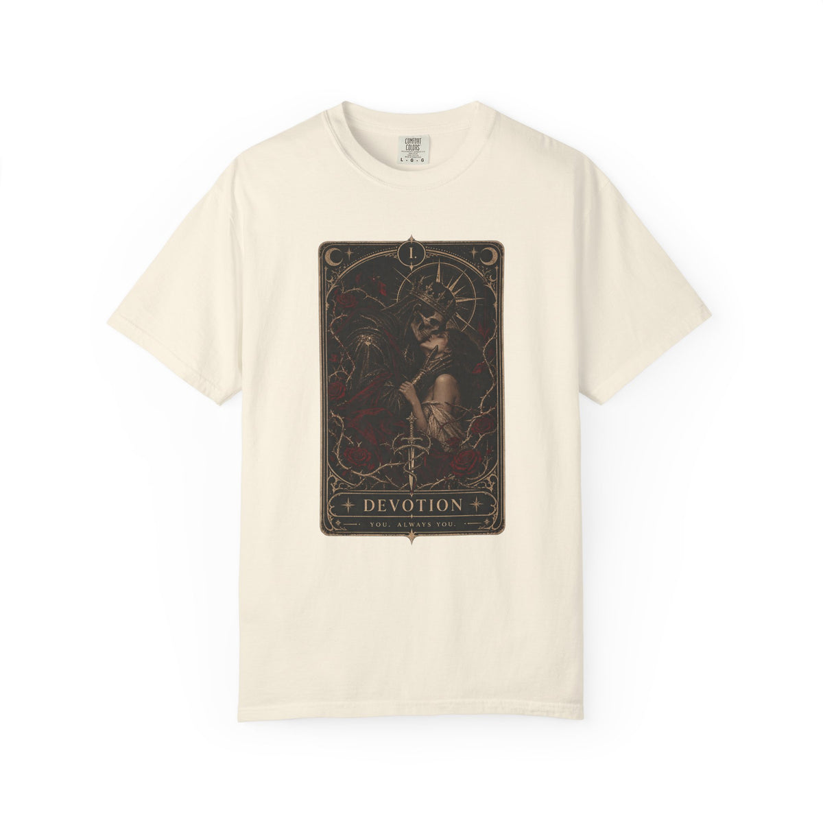 Dark Romance Shirt, Devotion Tarot Card Tee, You Always You Bookish T Shirt, Morally Gray Book Boyfriend Gift, Gothic Romance Reader Shirt