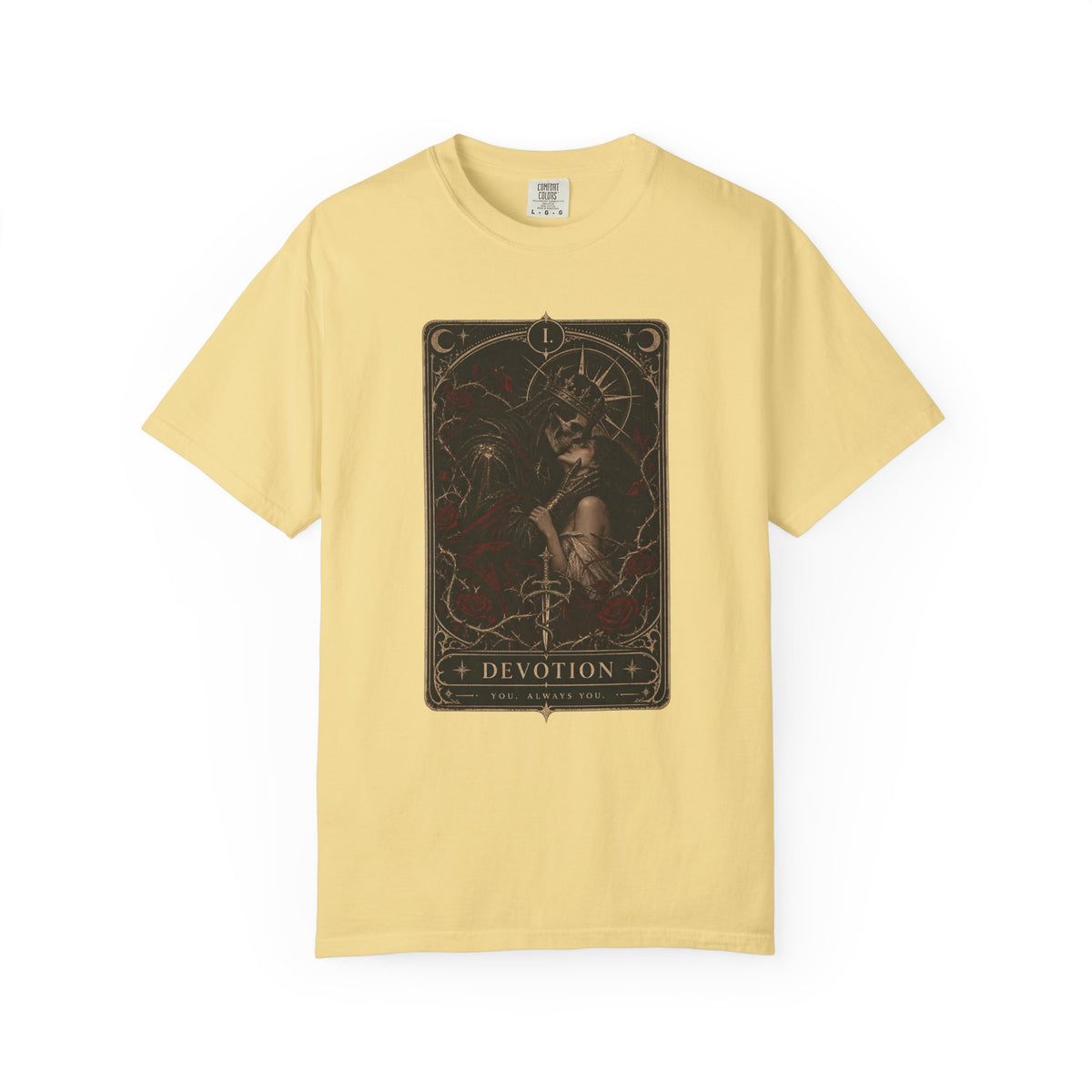 Dark Romance Shirt, Devotion Tarot Card Tee, You Always You Bookish T Shirt, Morally Gray Book Boyfriend Gift, Gothic Romance Reader Shirt