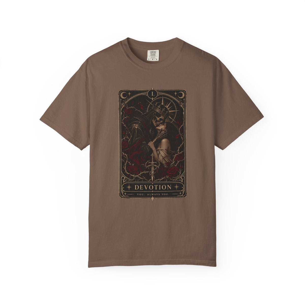 Dark Romance Shirt, Devotion Tarot Card Tee, You Always You Bookish T Shirt, Morally Gray Book Boyfriend Gift, Gothic Romance Reader Shirt