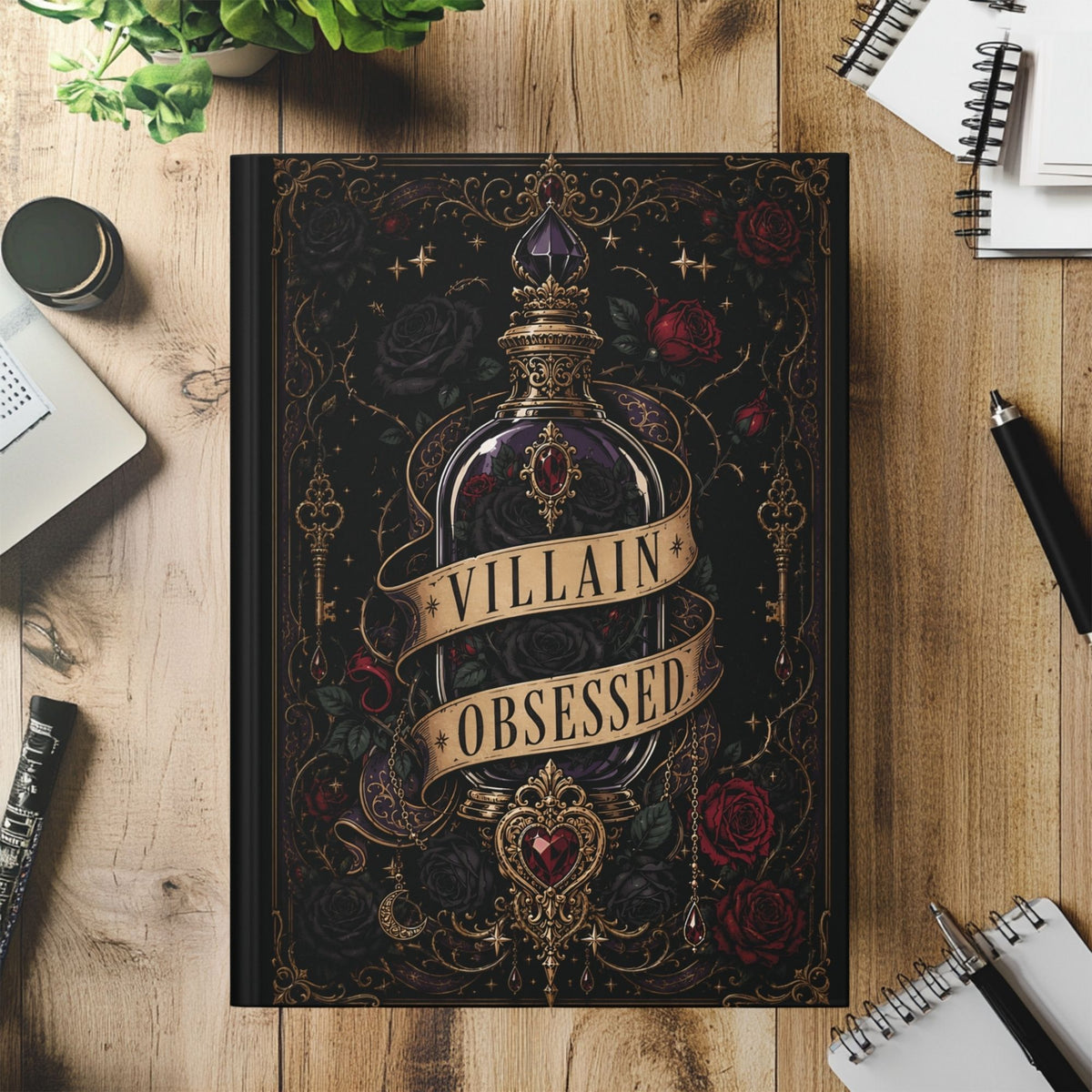 Villain Obsessed Journal, Dark Romance Reader Notebook, Romantasy Book Lover Journal, Morally Gray BookTok Gift