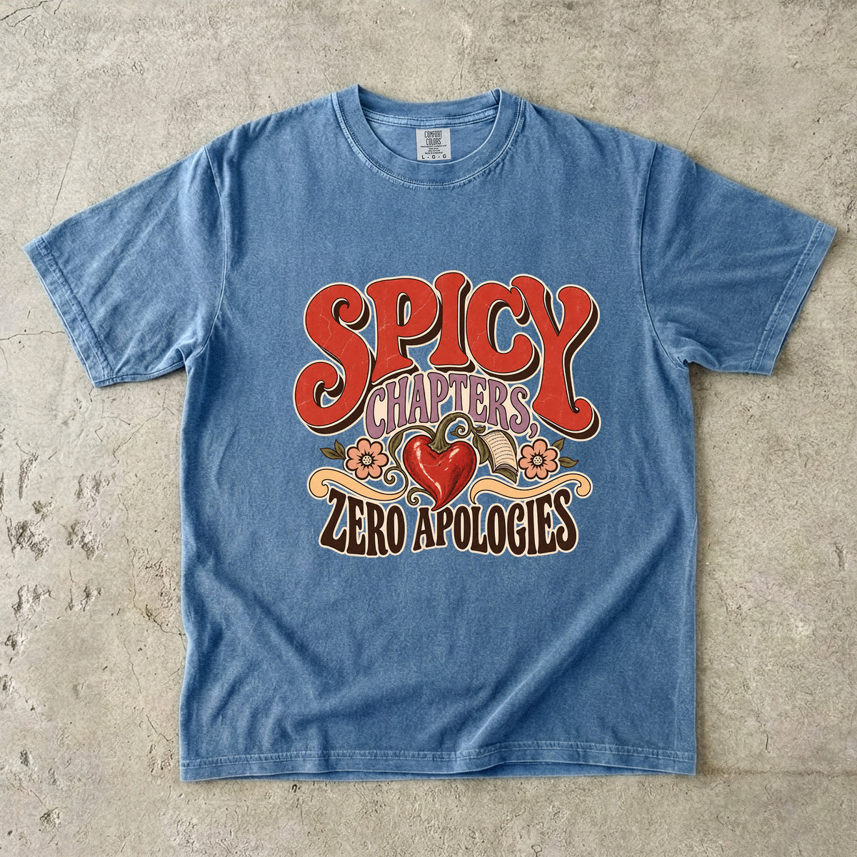Spicy Chapters Shirt, Dark Romance Reader Tee, Funny Book Lover Comfort Colors Shirt, Romance BookTok Gift