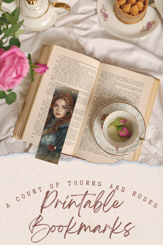 A Court of Thorns and Roses Printable Character Bookmarks