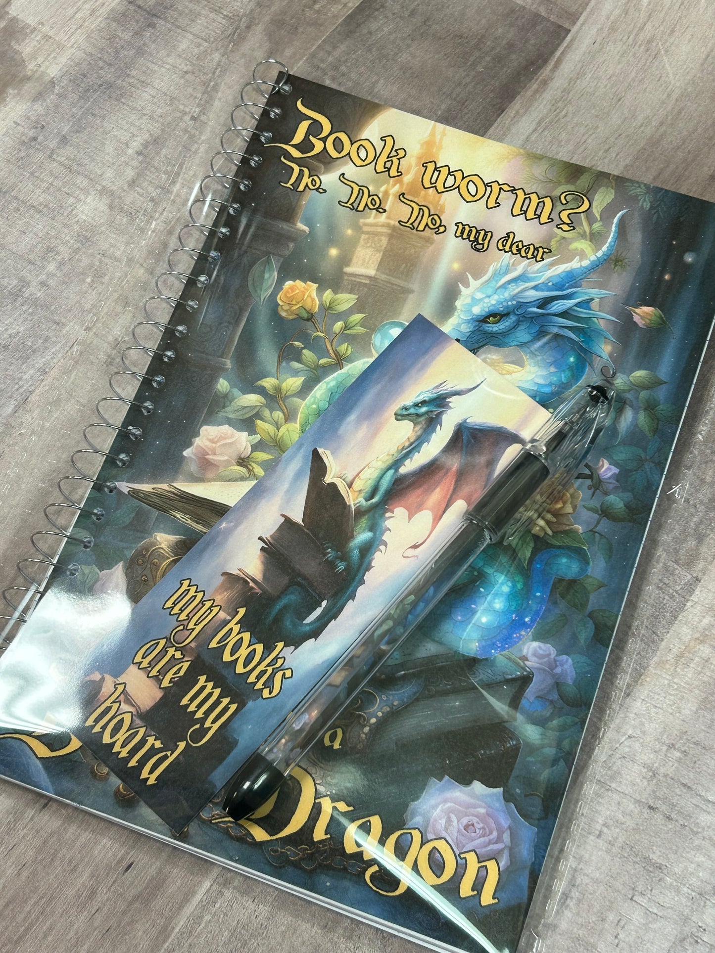 Book Dragon Notebook Set