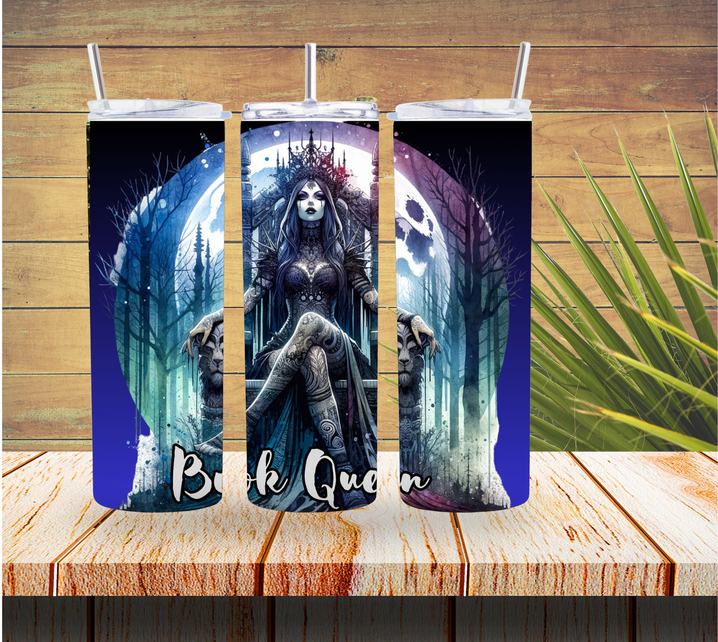 Book Queen Personalized Tumbler