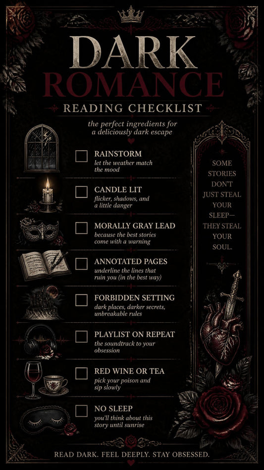 The Dark Romance Reading Checklist: The Perfect Ingredients for a Deliciously Dark Escape
