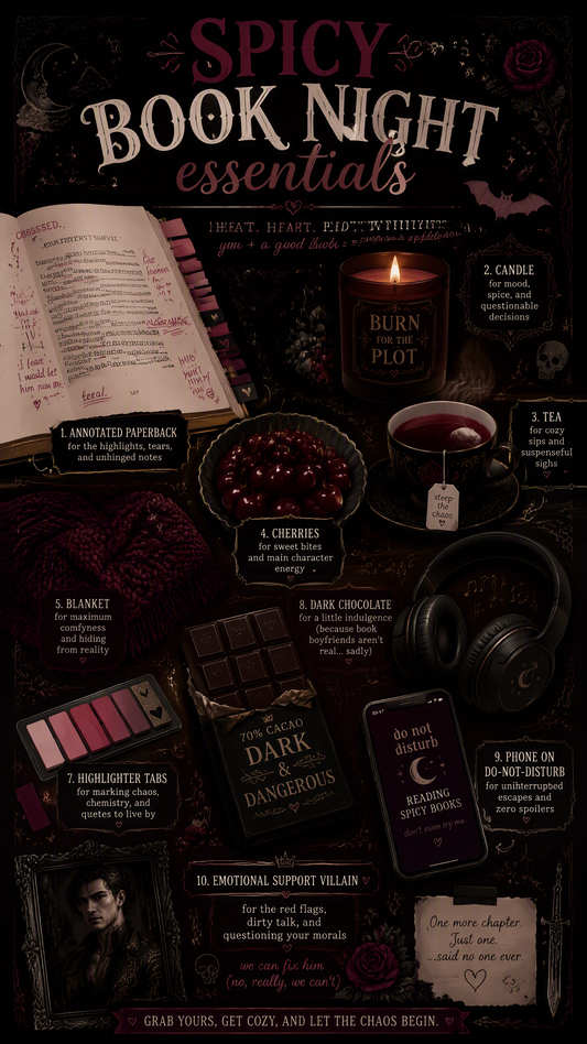 Spicy Book Night Essentials: Your Ultimate Reading Night Checklist