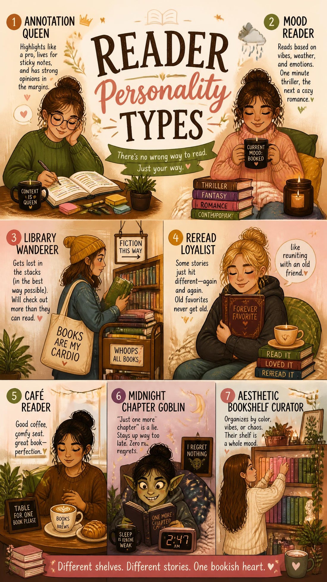 Reader Personality Types: Which One Are You?