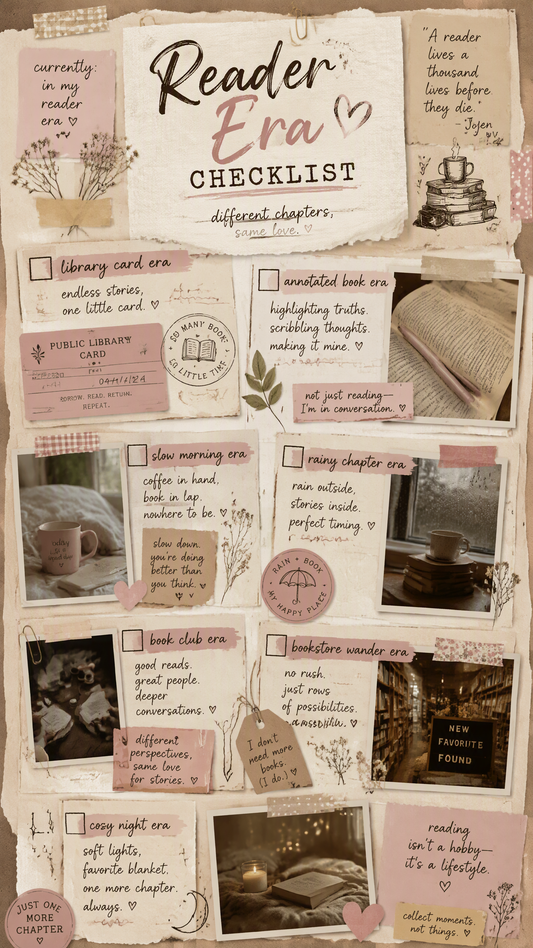 The Reader Era Checklist: Different Chapters, Same Love