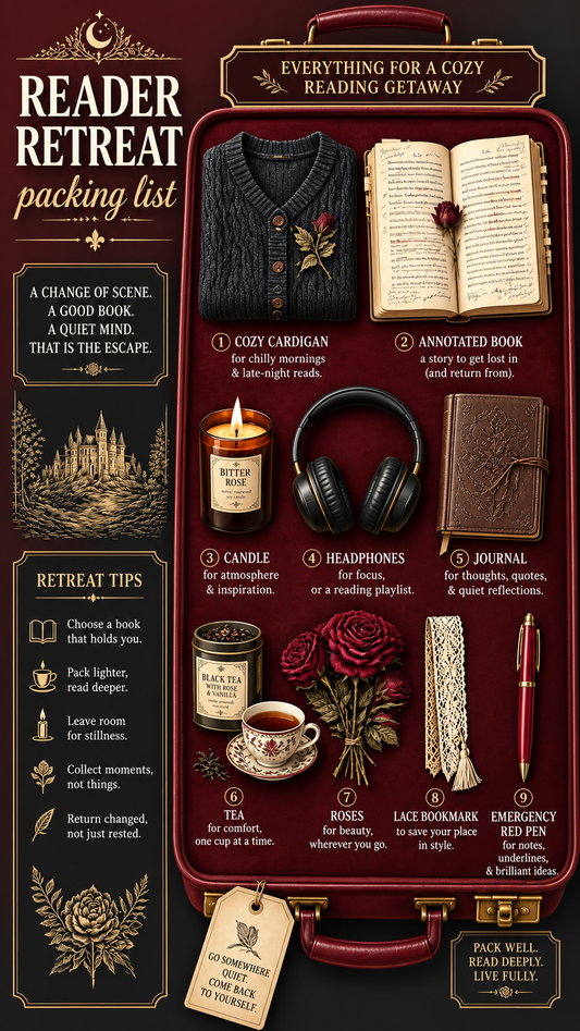 The Reader Retreat Packing List: Everything You Need for a Cozy Reading Getaway
