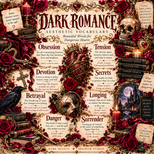 Dark Romance Aesthetic Vocabulary: Beautiful Words for Dangerous Hearts
