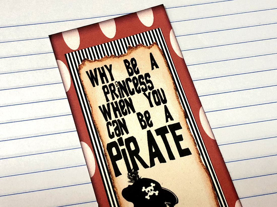 Pirate Princess Bookmark Printable