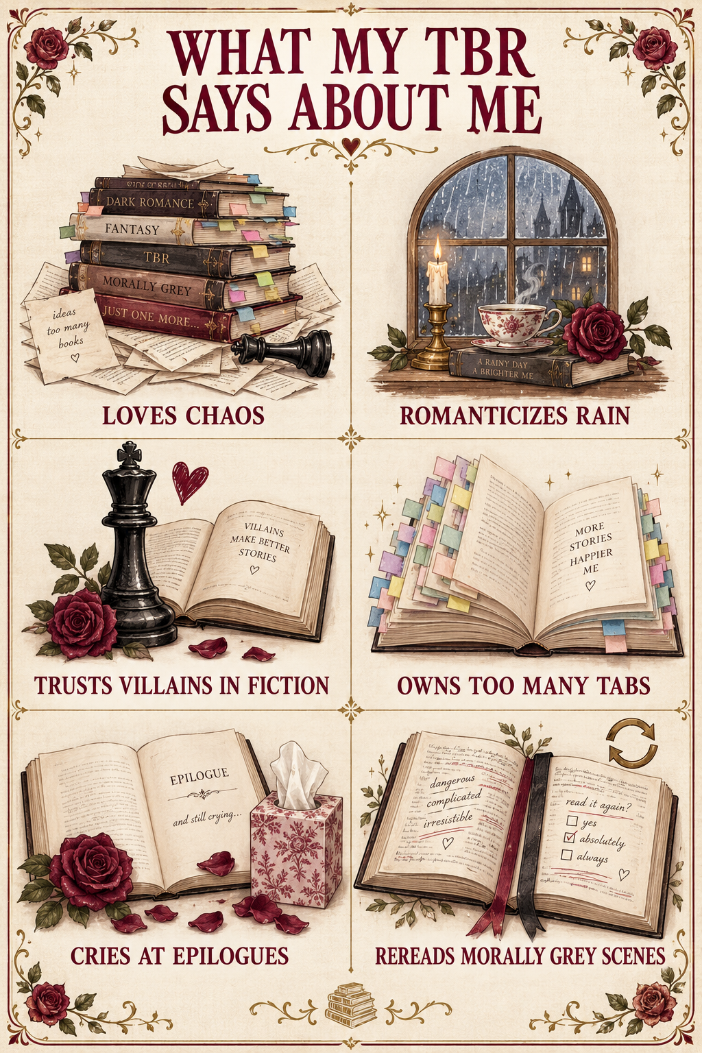 What My TBR Says About Me