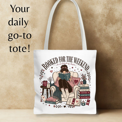 Booked For The Weekend Romance Reader Tote Bag