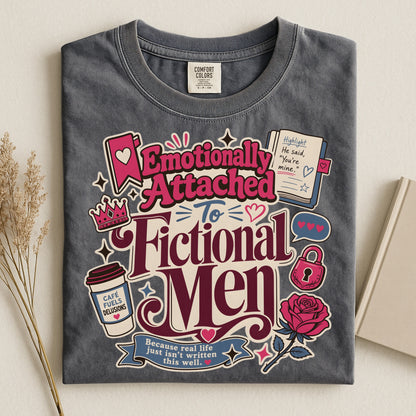 Emotionally Attached to Fictional Men Shirt