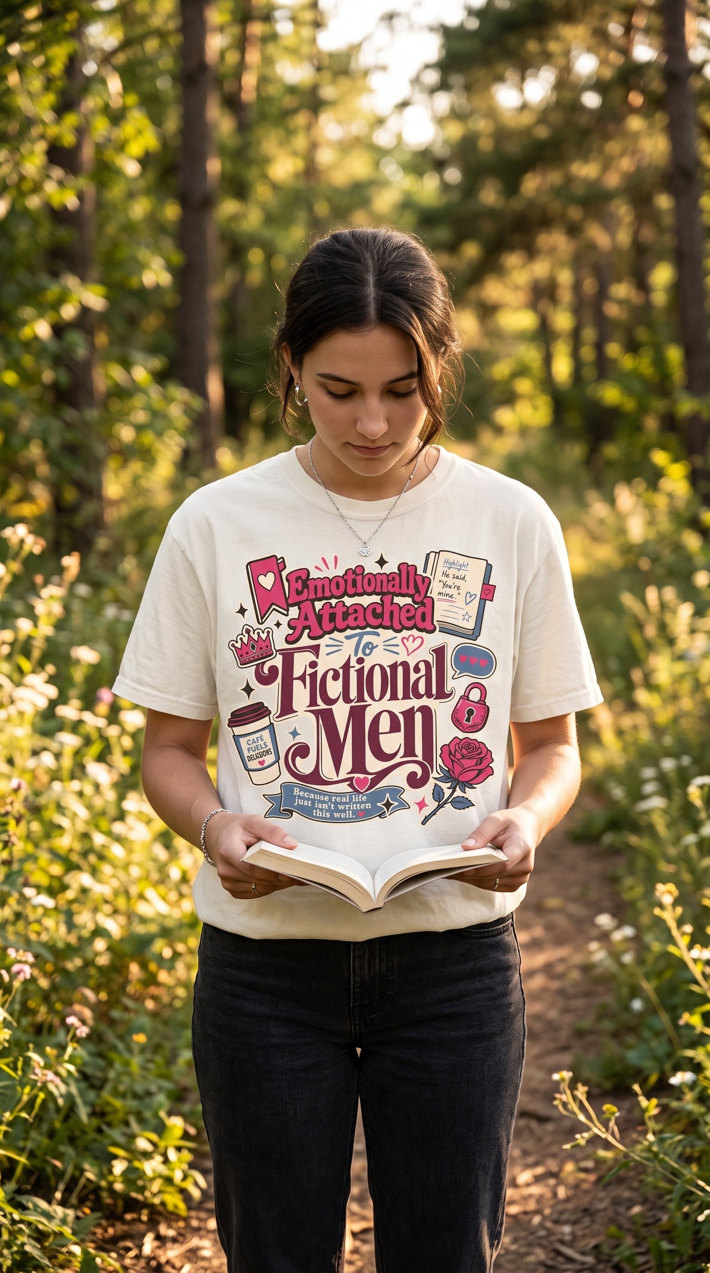 Emotionally Attached to Fictional Men Shirt