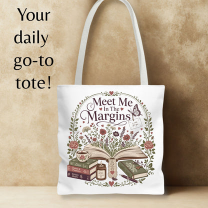 Meet Me in the Margins Tote Bag