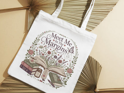 Meet Me in the Margins Tote Bag