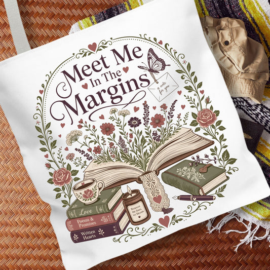 Meet Me in the Margins Tote Bag