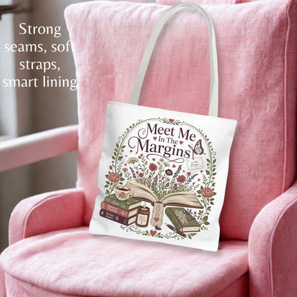 Meet Me in the Margins Tote Bag