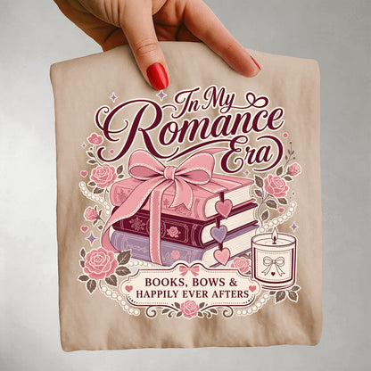 In My Romance Era Shirt  Coquette Book Lover Comfort Colors Tee