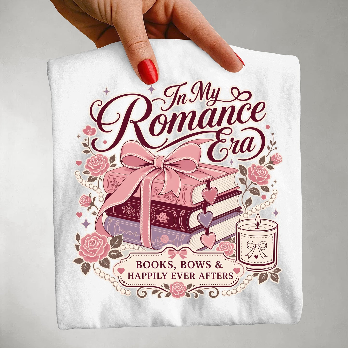In My Romance Era Shirt  Coquette Book Lover Comfort Colors Tee