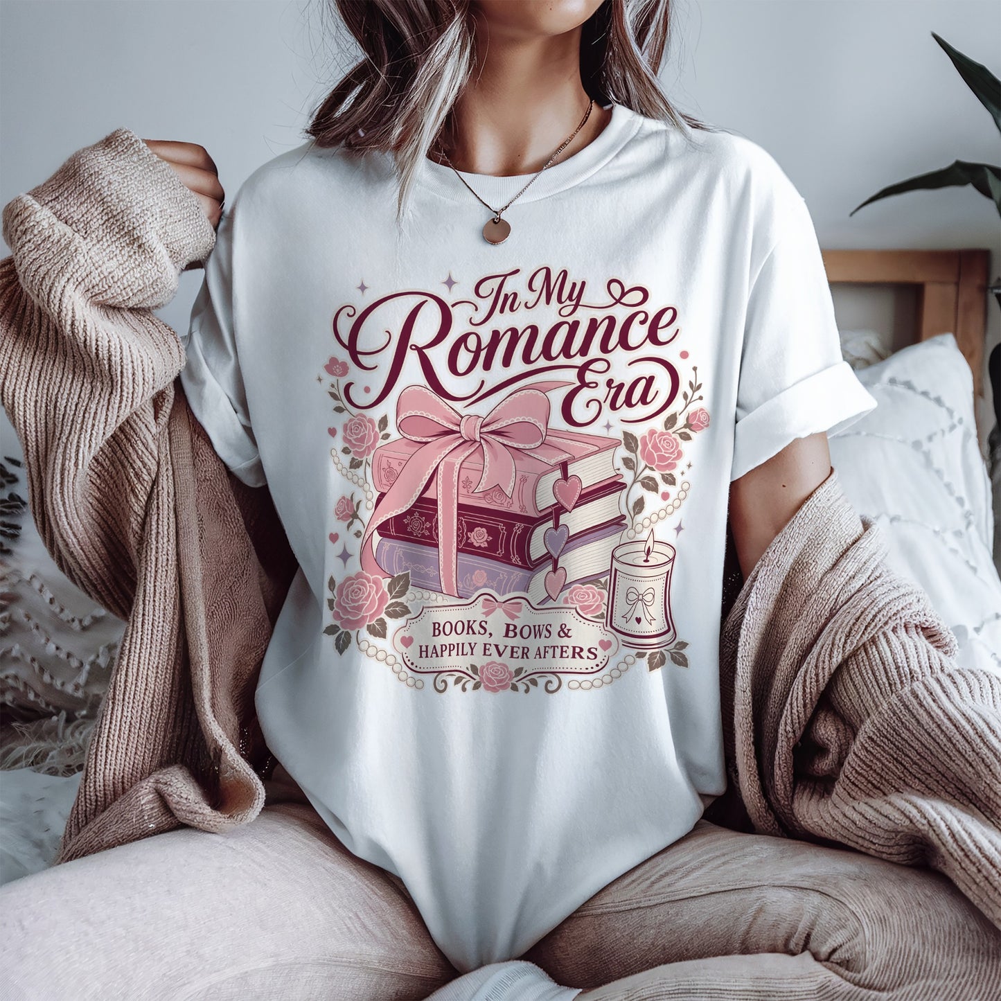 In My Romance Era Shirt  Coquette Book Lover Comfort Colors Tee