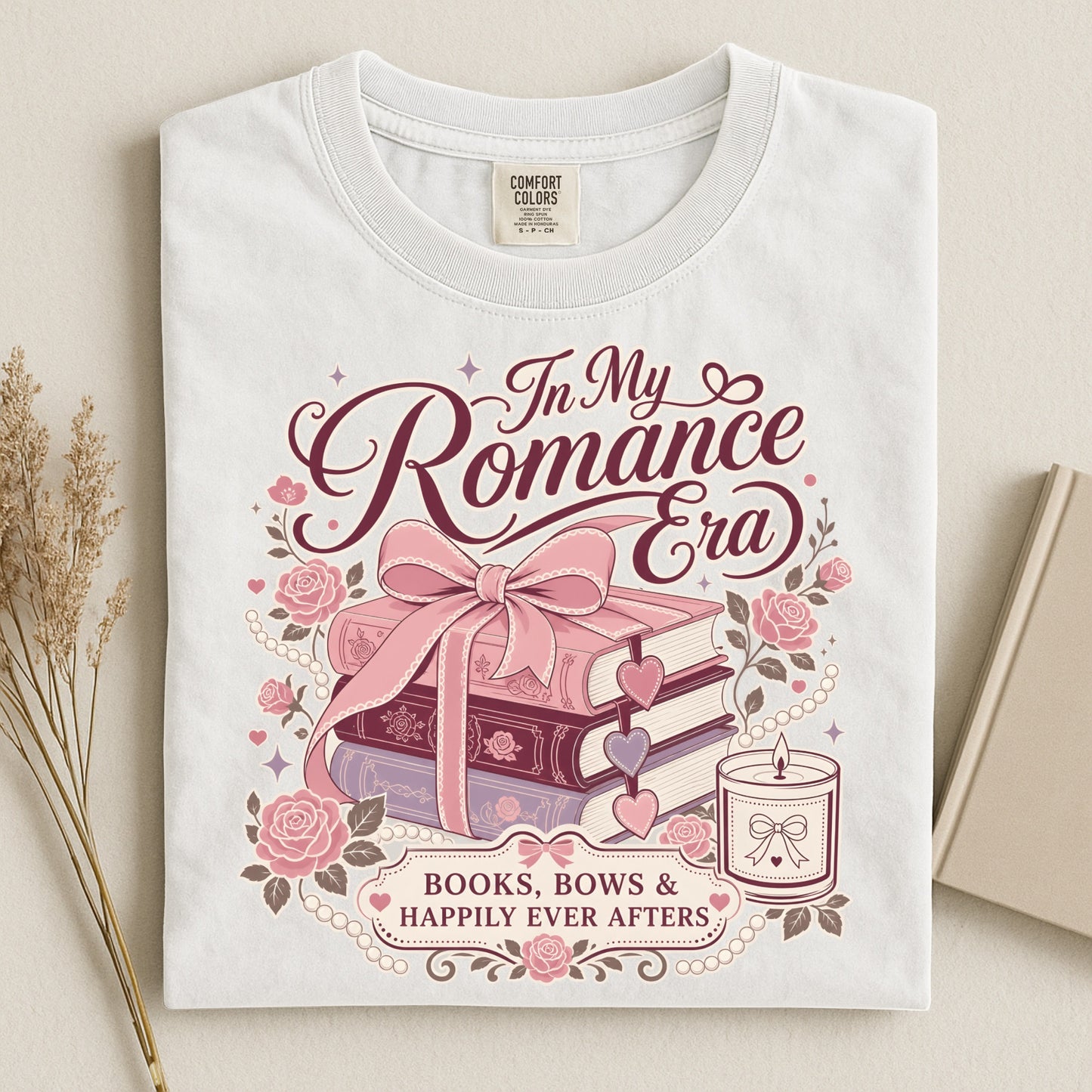 In My Romance Era Shirt  Coquette Book Lover Comfort Colors Tee