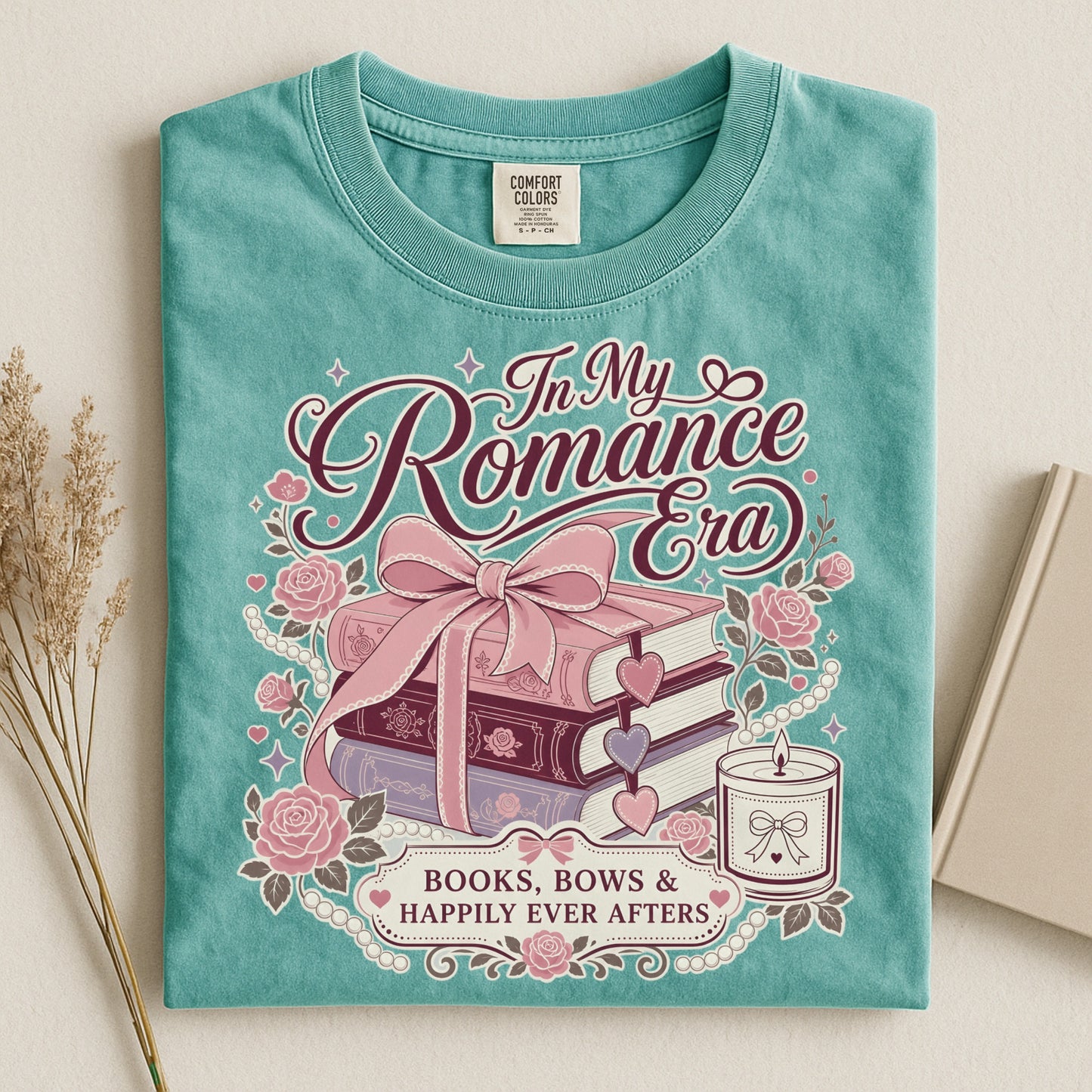 In My Romance Era Shirt  Coquette Book Lover Comfort Colors Tee