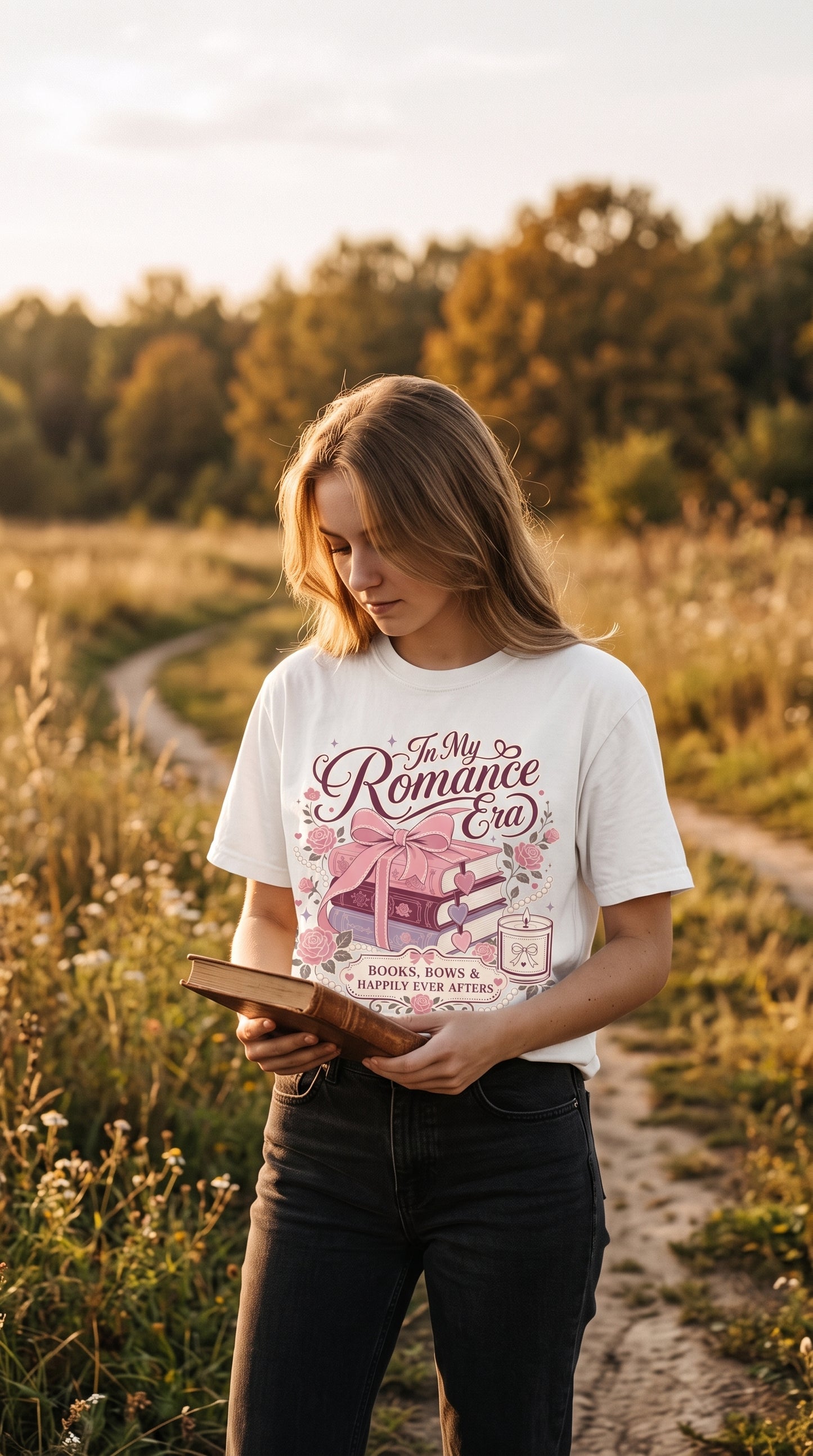 In My Romance Era Shirt  Coquette Book Lover Comfort Colors Tee