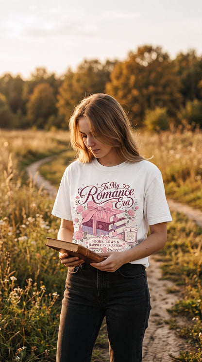In My Romance Era Shirt  Coquette Book Lover Comfort Colors Tee