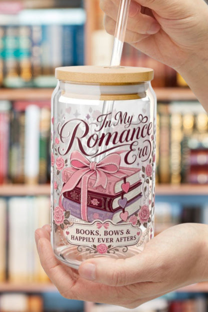 In My Romance Era 16oz Glass Cup