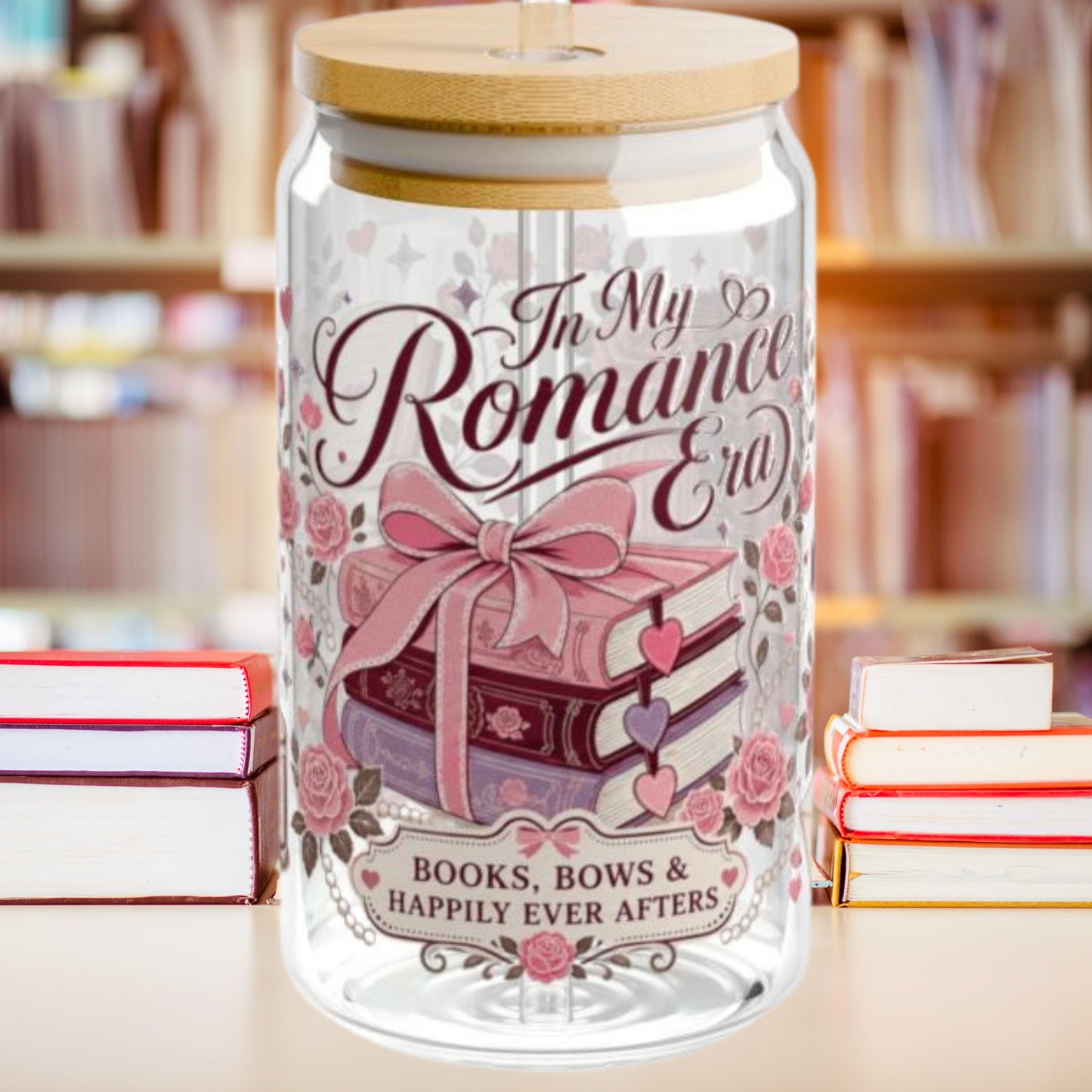 In My Romance Era 16oz Glass Cup