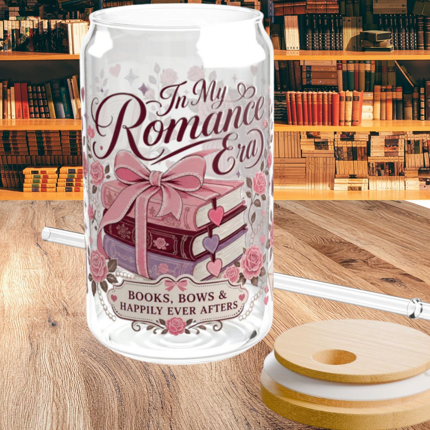 In My Romance Era 16oz Glass Cup
