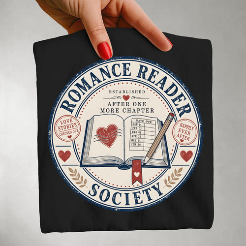 Romance Reader Society Shirt Vintage Book Lover Comfort Colors Tee
