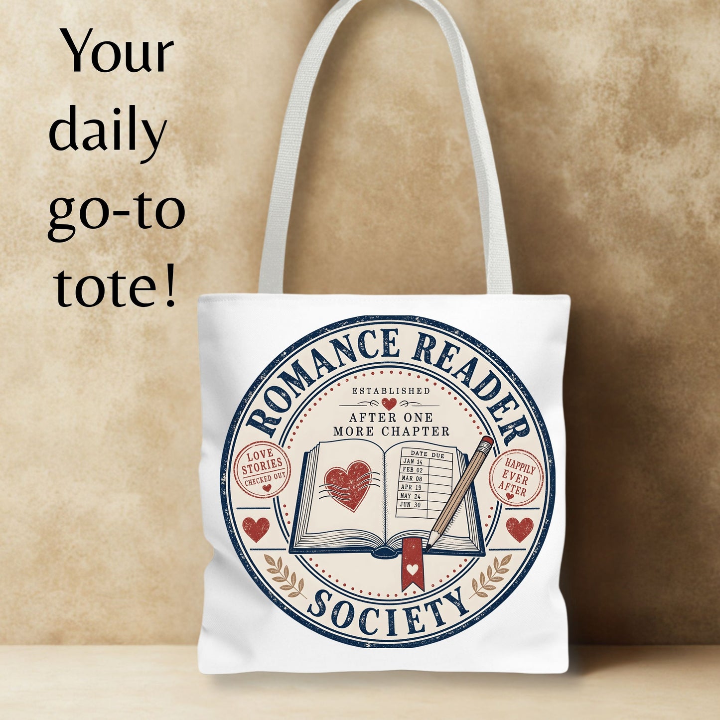 Romance Reader Society Tote Bag