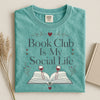 Book Club Is My Social Life Tote Bag, Book Lover Tote, Romance Reader Bag, Book Club Gift, BookTok Library Bag
