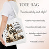 Books & Boo's Halloween Tote Bag | Cute Ghost & Raccoon Book Lover Bag | Coquette Fall Bookish Tote