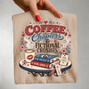 Coffee Chapters & Fictional Crushes Shirt | BookTok Romance Reader Tee | Coffee and Books Shirt | Book Lover Gift | Cozy Reader Apparel