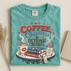 Coffee Chapters & Fictional Crushes Shirt | BookTok Romance Reader Tee | Coffee and Books Shirt | Book Lover Gift | Cozy Reader Apparel