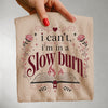 I'm in a Slow Burn Shirt | Funny Romance Reader Comfort Colors Tee | BookTok Book Lover T-Shirt