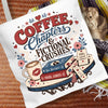 Coffee Chapters & Fictional Crushes Tote Bag | Book Lover Tote | Romance Reader Book Bag | BookTok Gift | Coffee and Books Tote