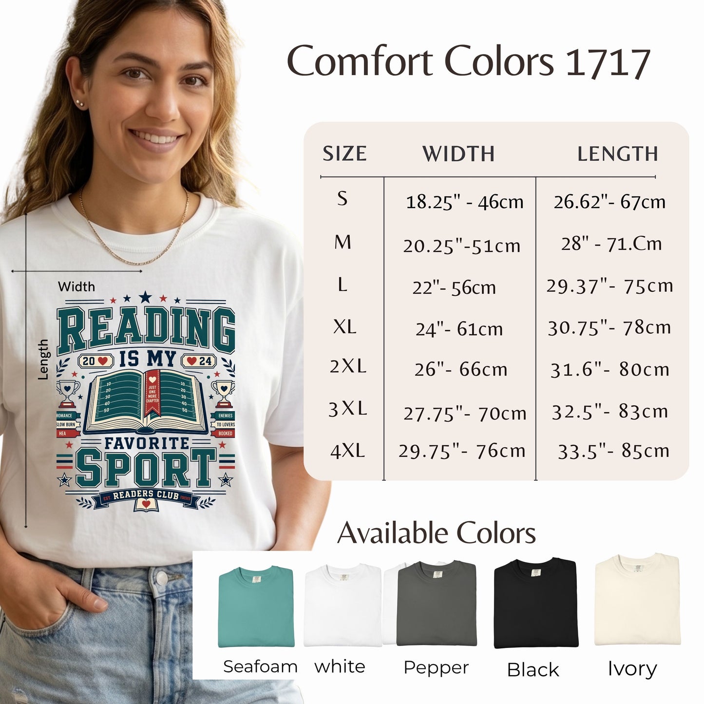 Reading Is My Favorite Sport Shirt , Book Lover Tee, Romance Reader Shirt, BookTok Gift, Reader Club Graphic T-Shirt