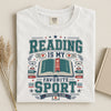 Reading Is My Favorite Sport Shirt , Book Lover Tee, Romance Reader Shirt, BookTok Gift, Reader Club Graphic T-Shirt