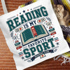 Reading Is My Favorite Sport Tote Bag, Book Lover Tote, Romance Reader Bag, BookTok Gift, Reader Club Book Bag