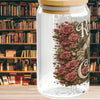 Romance Is My Cardio Glass Cup, 16oz Book Lover Libby Glass, Romance Reader Iced Coffee Cup, BookTok Gift
