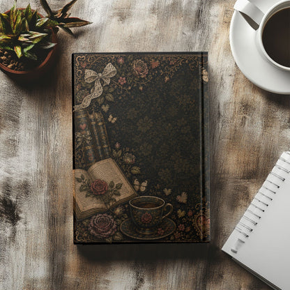 Romance Is My Cardio Journal, Book Lover Notebook, Dark Academia Reading Journal, Romance Reader Gift, Vintage Book Journal