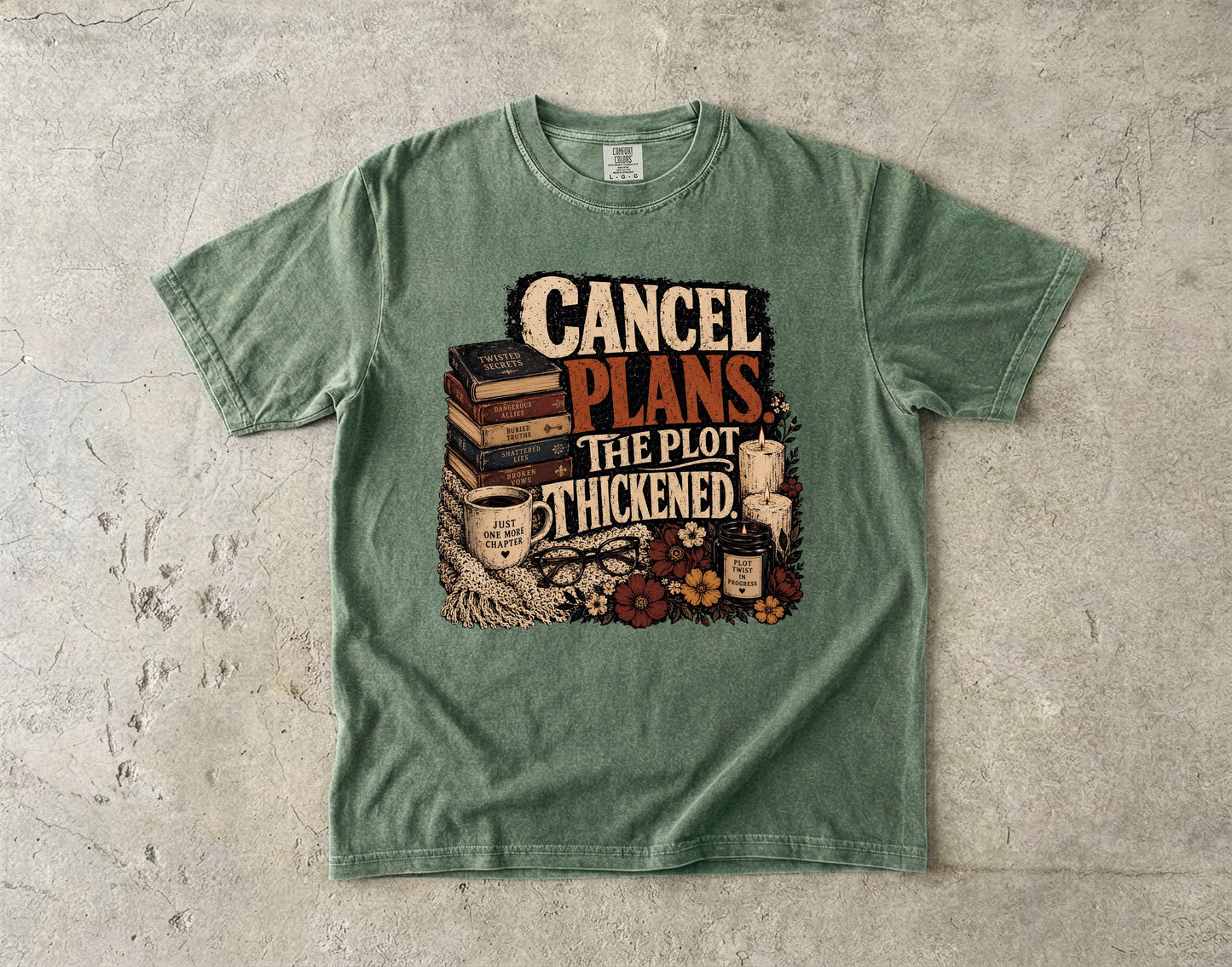 Cancel Plans Shirt, Book Lover Tee, Romance Reader Shirt, Cozy Reading Tee, BookTok Shirt, Introvert Book Lover Gift