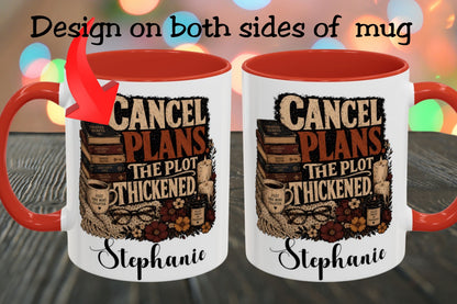 Personalized Book Lover Mug, Custom Name Coffee Cup, Romance Reader Mug, BookTok Gift, Personalized Reader Coffee Mug