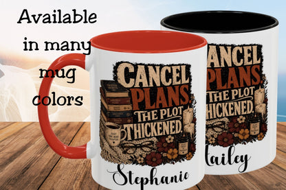 Personalized Book Lover Mug, Custom Name Coffee Cup, Romance Reader Mug, BookTok Gift, Personalized Reader Coffee Mug