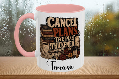 Personalized Book Lover Mug, Custom Name Coffee Cup, Romance Reader Mug, BookTok Gift, Personalized Reader Coffee Mug
